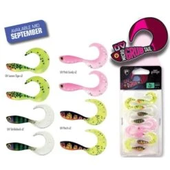 Fox Rage Micro Grub Tail UV Mixed Colour