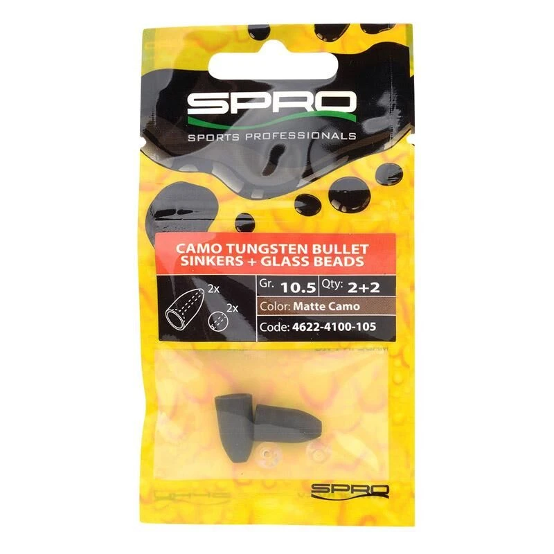 Spro Tungsten Camo Bullet Sinkers Matte Camo - Image 2