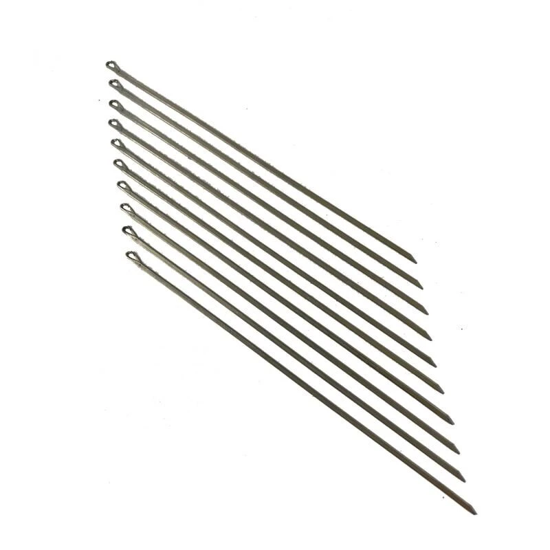 RVS Aasnaald Met Sluiting 13cm 10 Stuks