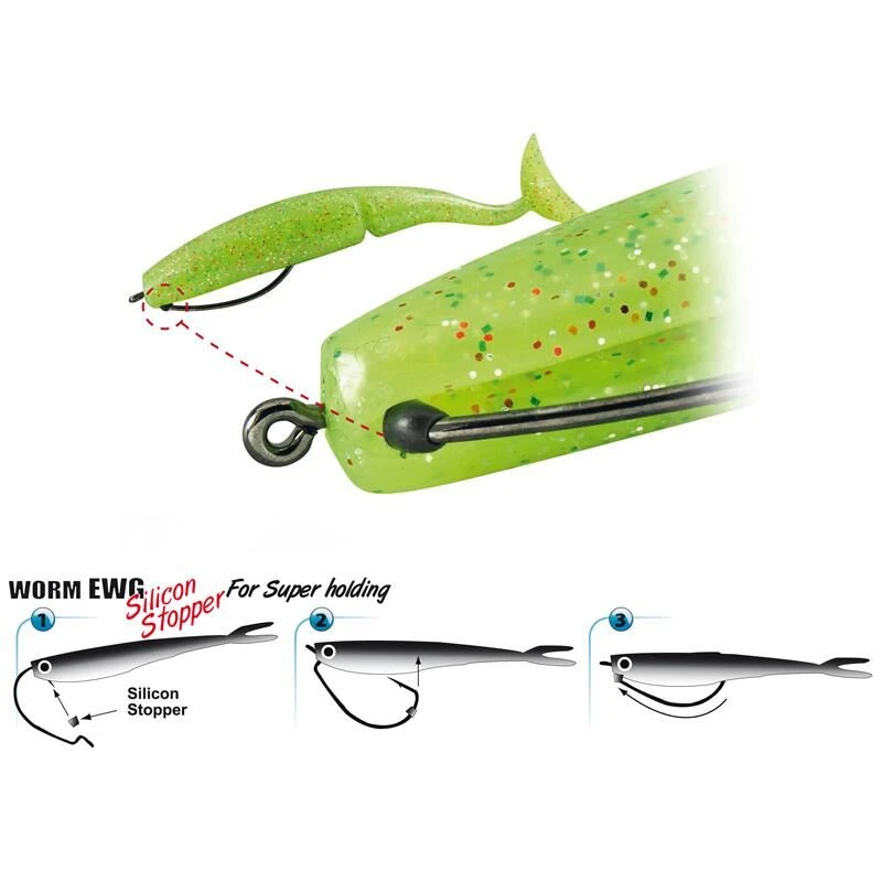 Gamakatsu Worm Offset EWG With Stopper - Image 2
