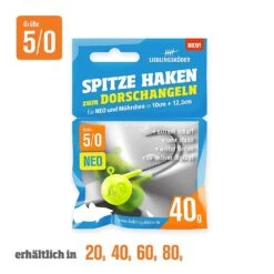 Spitze Haken Voor Het Kabeljauw Vissen.